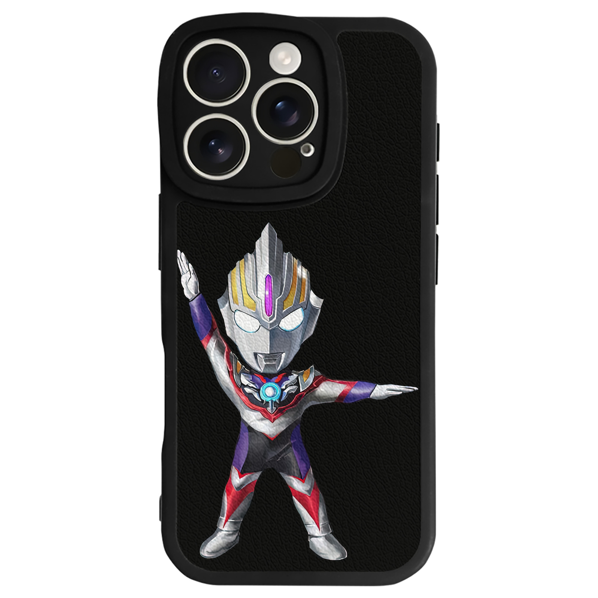 （画像用） ウルトラマン Ultraman 【iPhone 16シリーズ対応】シリコンスマホケース（レザー調） 材質：シリコン